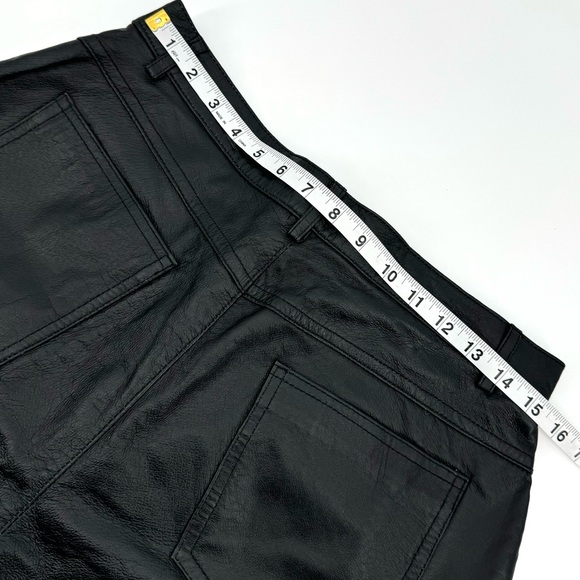 Tower Hill 90s Genuine Leather High Rise Tapered Straight Leg Pants - Picture 3 of 10